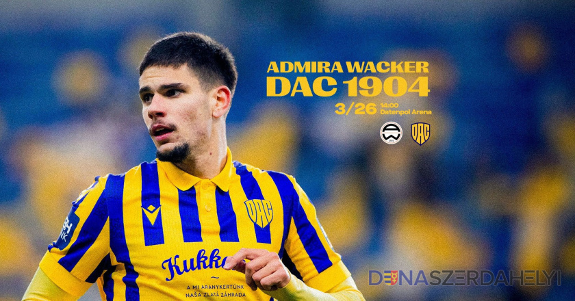 Csütörtökön előkészületi mérkőzés az Admira Wacker ellen