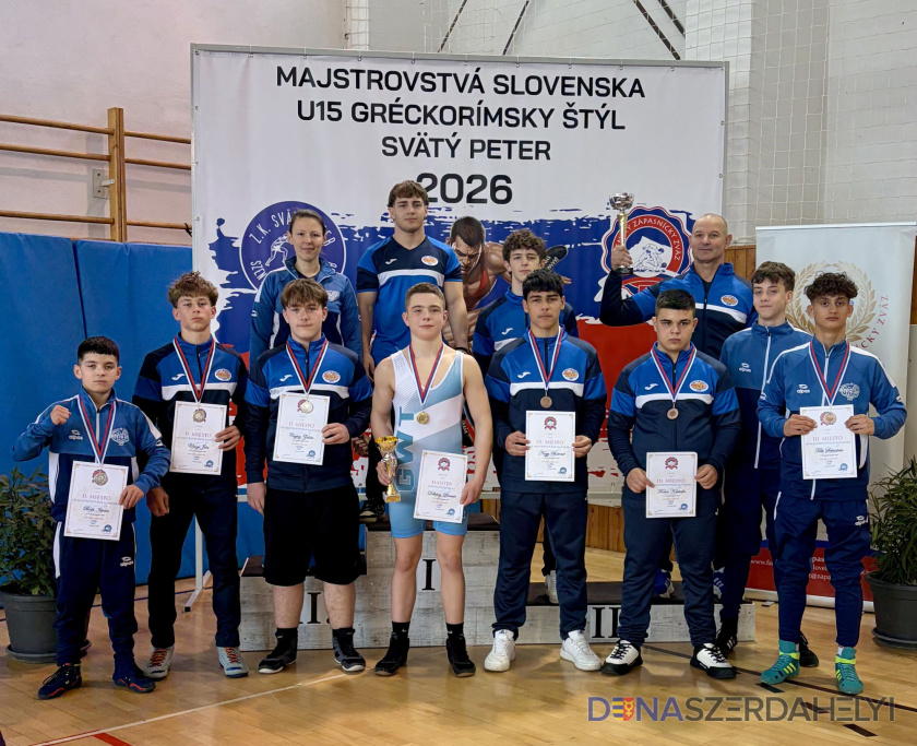Fotó: Gaál Wrestling Team Dékány Levente szlovák bajnok! Ismét dobogón a Gaál Wrestling Team