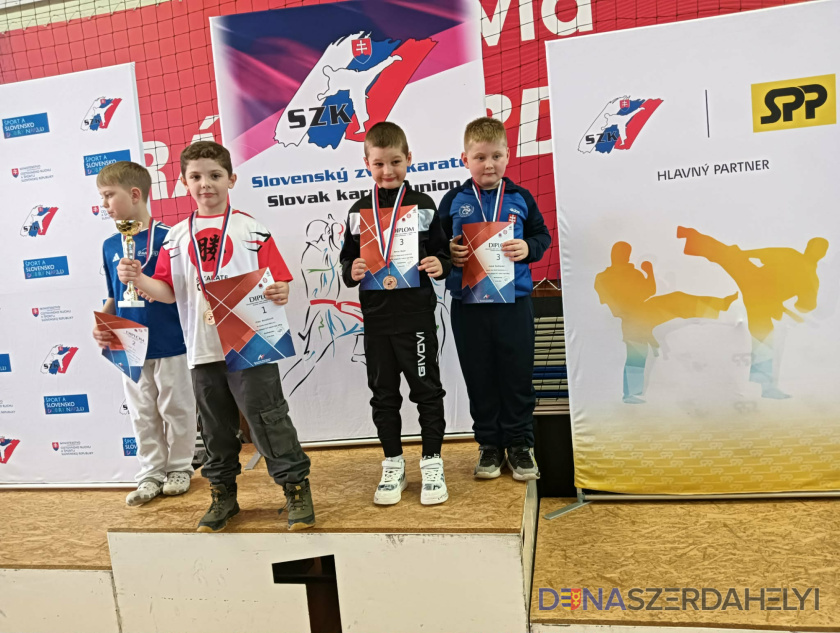 Szép eredmények a Szlovák Karate Kupán - Bronzérem Dunaszerdahelyre