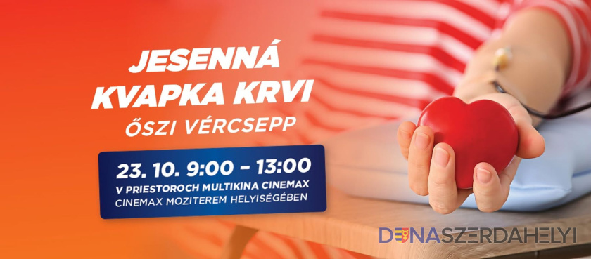 OC MAX Őszi vércsepp, mely sokaknak segíthet