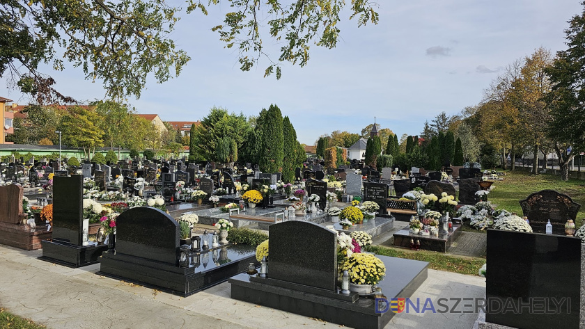 Hosszabb nyitvatartás és fokozott rendőri jelenlét a temetőknél