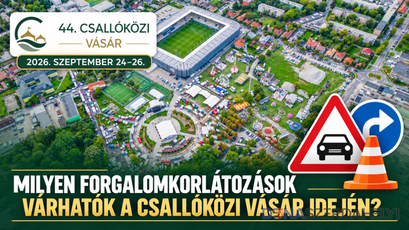 Vásárinfók: Hol lesz forgalomkorlátozás a 44. Csallóközi Vásár idején?