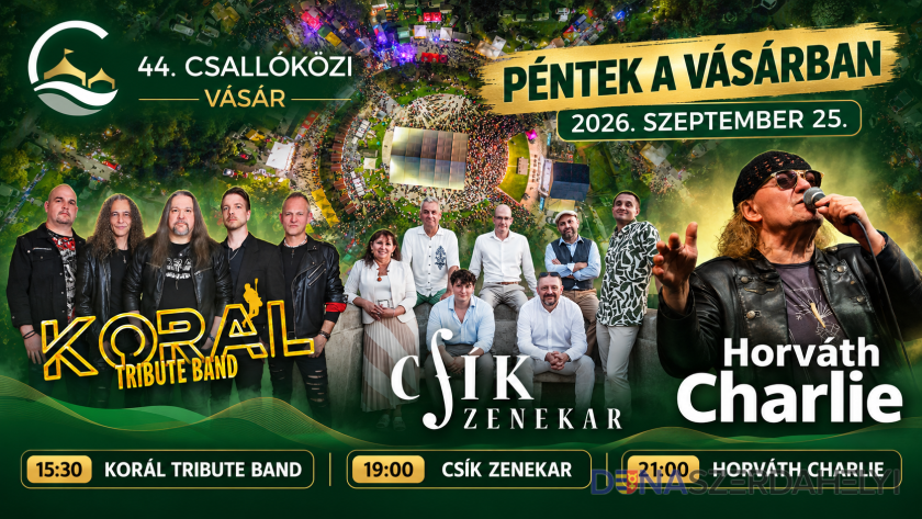 Egészség, családi élmények és Charlie – gazdag programmal érkezik a vásár péntekje