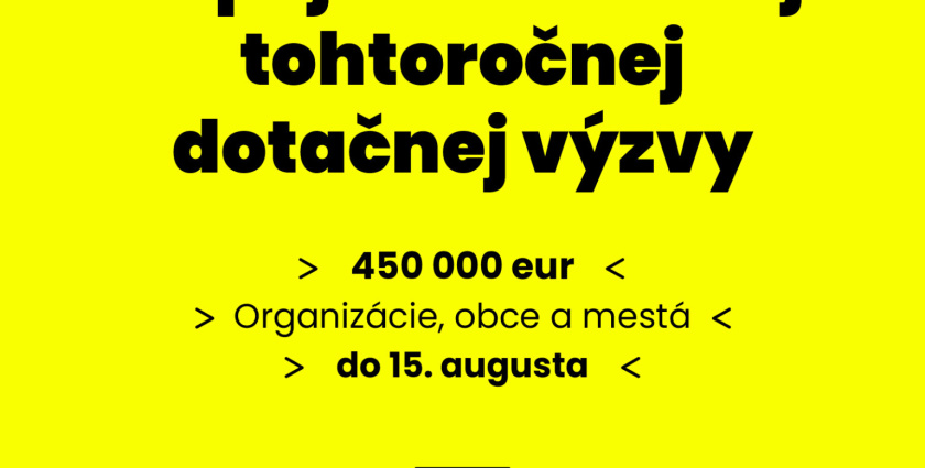 Kivételes, régiókon átívelő ötletek ismét támogatásban részesülhetnek – 450 ezer euró áll rendelkezésre a Nagyszombat Megyei Fejlesztési Alapban