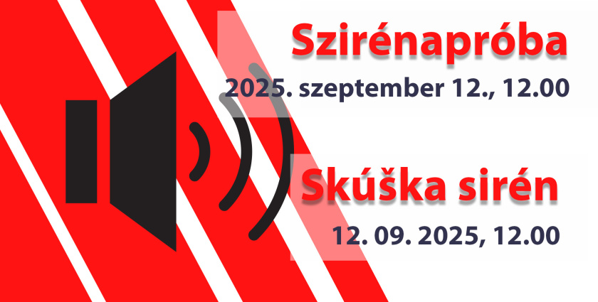 Pénteken ismét hangos szirénapróba