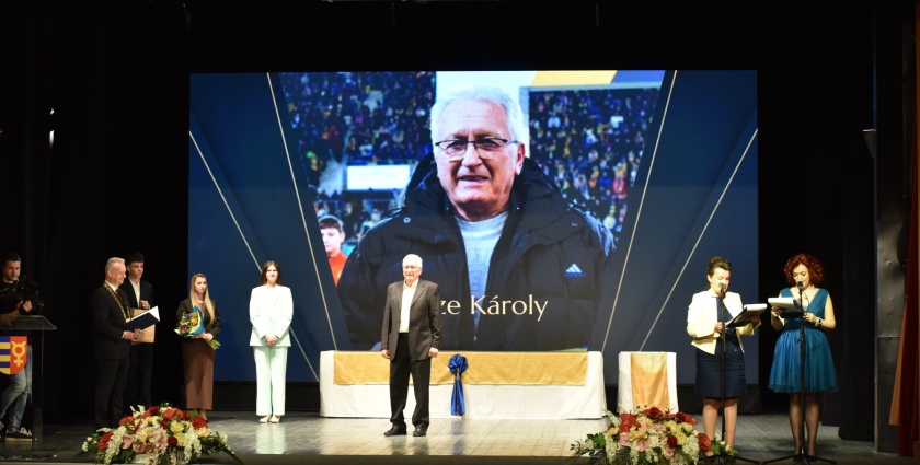 Pecze Károly elismerése