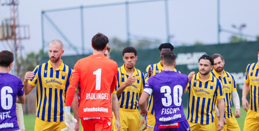Az Austria Wien - DAC 1904 előkészületi mérkőzés előtt
