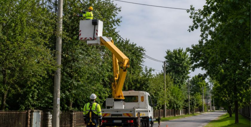 Értesítés: faágmetszési munkálatok az elektromos vezetékek mentén