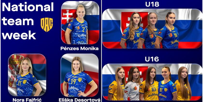 Több válogatottban is szerephez jutnak a HC DAC kézisei