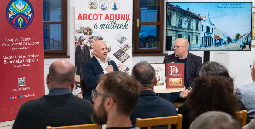 Középpontban a „dunaszerdahelyiség” – teltházas könyvbemutató a Vermes-villában