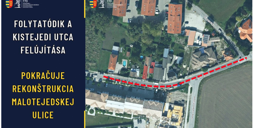 Kezdődik a Kistejedi utca felújításának második üteme