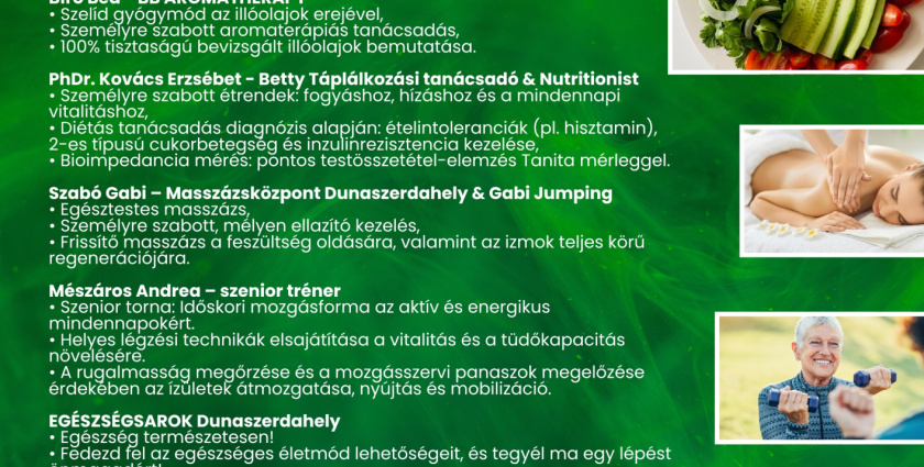 Egészségsziget várja a látogatókat a 44. Csallóközi Vásárban