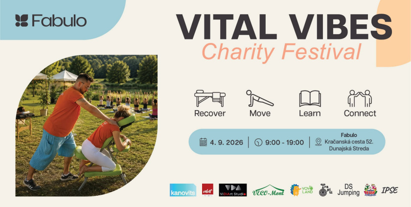 Szeptember 4-én Vital Vibes Charity Festival Dunaszerdahelyen