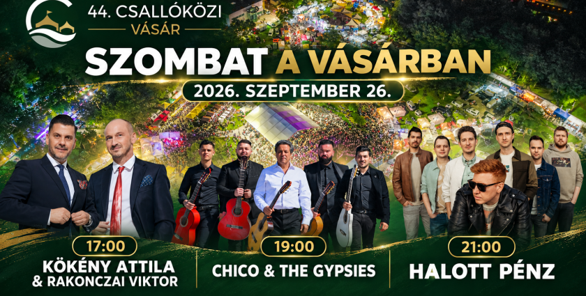 Családi programokkal és a Halott Pénzzel búcsúzik szombaton a 44. Csallóközi Vásár