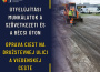 Útfelújítás a Szövetkezeti és a Bécsi úton
